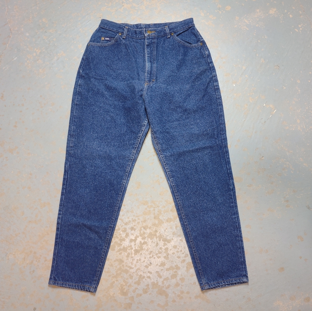 Vintage Lee High Waisted Mom Jeans Union Made 18 M